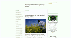 Desktop Screenshot of groupoftenphotographyclub.com